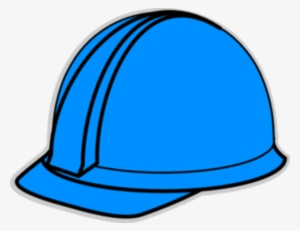 Cartoon Blue Hard Hat