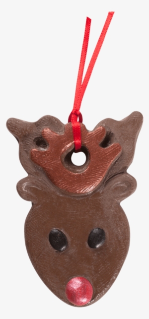 Complete With A Bright Red Nose, This Fun Reindeer - Chocolate