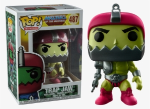 Pop Masters Of The Universe Trap Jaw Metallic Exclusive - Funko Trap Jaw