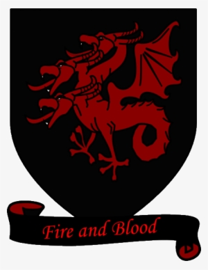 A Song Of Ice And Fire Arms Of House Targaryen Black - Fire And Blood Dragon