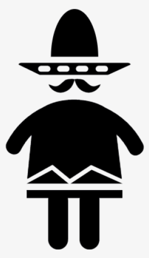 Mexican Man Vector - Mexican Man Icon
