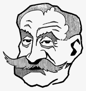 Man, Portrait, Face, Person, Mustache, Ferdinand - Ferdinand De Saussure Dibujo