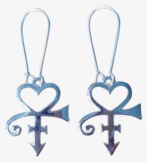 Prince Love Symbol Earrings, Very Cute - Earrings