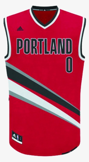 Free Damian Lillard Png - Portland Trail Blazers 4 Jersey