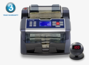 Accubanker Ab5200 Bill Counter With Dust Cover Display - Accubanker Ab5200 Bank Teller Bill Counter