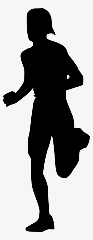 man running silhouette clip art