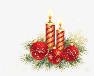 Free Png Christmas Candle's Png Images Transparent - Christmas Candle Decoration Png