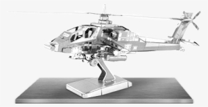 Picture Of Ah 64 Apache - 3d Metal Earth Model Kit - Ah-64 Apache