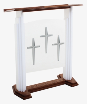 Wood With Acrylic Pulpit 701w Proclaimer - Pulpit