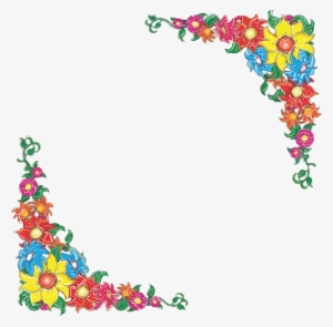 Border Flowers Floral - Mexican Flowers Clipart Border