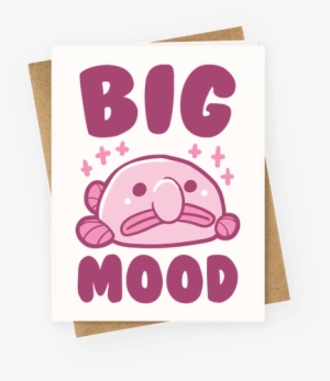 Blob Fish Greeting Card - Blobfish