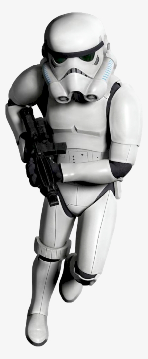 First Order Stormtrooper Helmet Clipart - Star Wars Stormtrooper Running Png