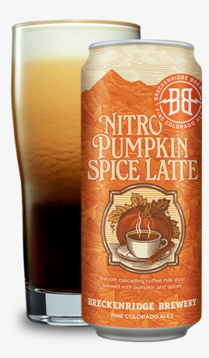 nitro fall seasonal pumpkin spice latte - breckenridge brewery
