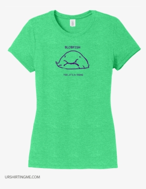 Blobfish - Shirty Animals - Can't I'll Quote Women's Fitted T-shirt
