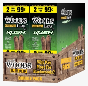 Good Times Sweet Woods 2 For 99¢ 30 Pouches Of 2 Kush - Sweetwoods Tobacco