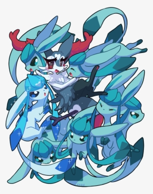 Glaceon Pile - Cartoon