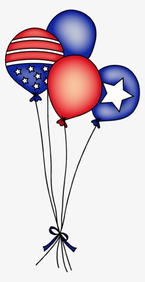 Daydream Designs By Diane - 4th Of July Balloons Clip Art