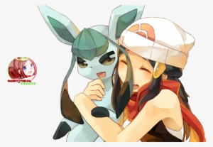 Pokemon Render Glaceon And Hikari Photo Glaceon And - Aulos