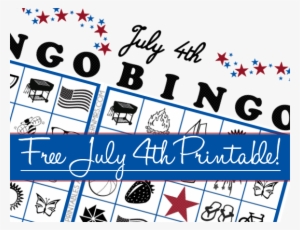 Free July 4th Bingo Cards Printable For Kids A Modern - Bingo Card