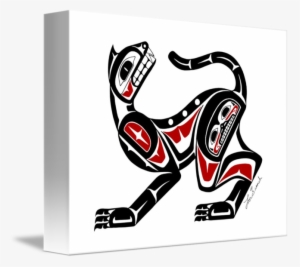 "cougar" By Lon French, Victoria // Symbols - Visual Arts By Indigenous Peoples Of The Americas