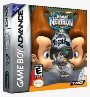 The Adventures Of Jimmy Neutron Boy Genius Vs - Super Mario Advance 2 Box
