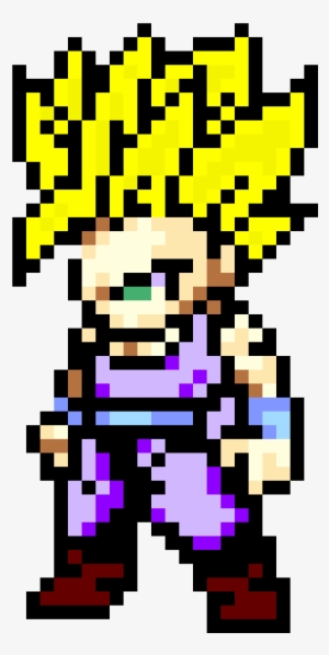 Fanart oc Super Saiyan Goku Pixel  Art Gogeta 