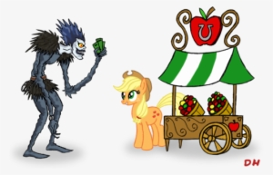 Ryuk, Applejack, And Ryuk And Apple Jack Image - My Little Pony Ryuk