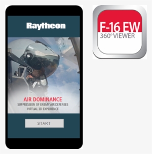 The "raytheon F 16 Ew 360 Vr Experience" App Puts You - Parallel