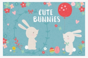 Cute Bunnies Example Image - Cartoon