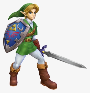 This Is An Updated Version Of The Custom Link Model - Ocarina Of Time Link Project M