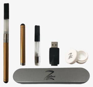 Cbd/wax Slim Vaporizer Kit By Zebra Smoke Gold - Vaporizer