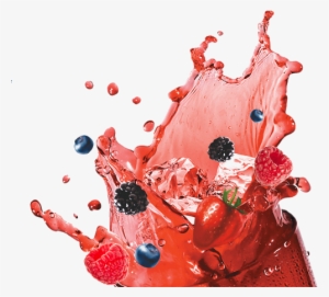 New-splash - Red Juice Splash Png