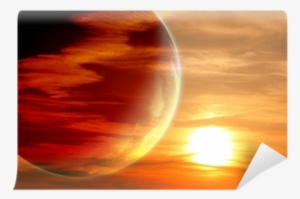 Poster: Frenta's Fantastic Sunset In Alien Planet,