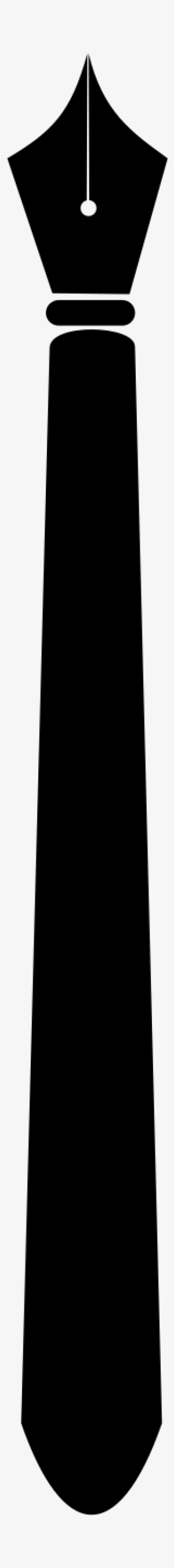 Banner Black And White Stock Inkpen Big Image Png - Silhouette
