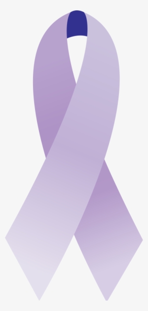 Cancer Ribbon General - Lavender Cancer Ribbon Png