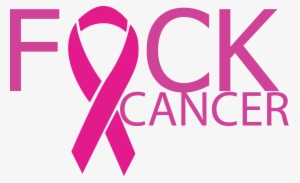 F#ck Cancer Pillow - Fuck Cancer Logo Transparent