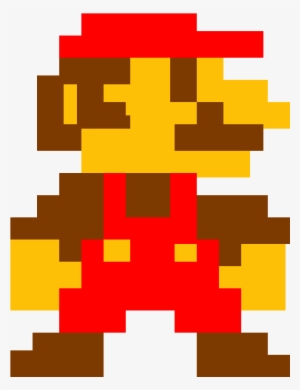 8bit Mario - Mario 1985 Pixel Art