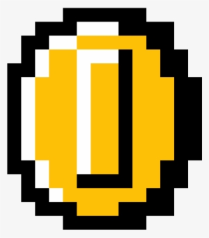 8-bit Mario Coin - Mario Coin Pixel