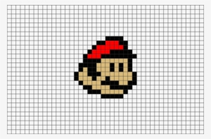 Mario Face Pixel Art - Pdp Pixel Pals - Nintendo - Raccoon Mario