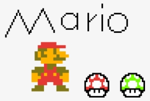 8- Bit Mario & 1up & Mushroom - Games Graphics Now And Then