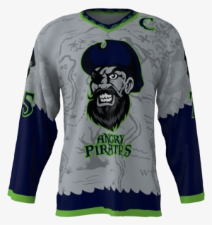 Angry Pirates Custom Sublimated Ice Hockey Jersey - Pirates Sublimated Jerseys