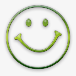 Happy Smiley Face Icon - Green Smiley Face Png