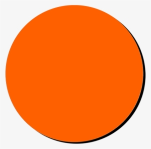 Orange Background Kolorcoat™ Beer Bucket Coaster - Circle