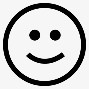 Happy Smiling Emoticon Face Vector - Smile