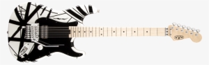 Evh® Striped Series White With Black Stripes - Evh Striped Series Electric Guitar White / Black