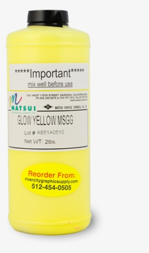 Matsui Glow Yellow Msgg Pigment - Bottle