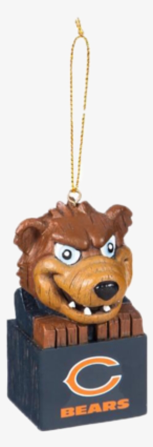 Chicago Bears Mascot Ornament - Nfl Mascot Ornament - Chicago Bears