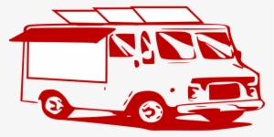 Mobile Van, Service, Delivery, Truck - Clip Art Transparent Background Food Truck