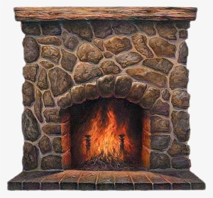 Banner Library Stock Fireplace Clipart Hearth - Stone Fireplace Clipart
