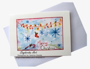 Merry Christmas Snowflakes Card - Christmas Day